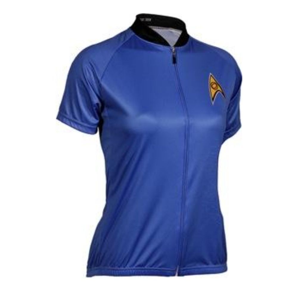 Women's Star Trek Blue Cycling Jersey